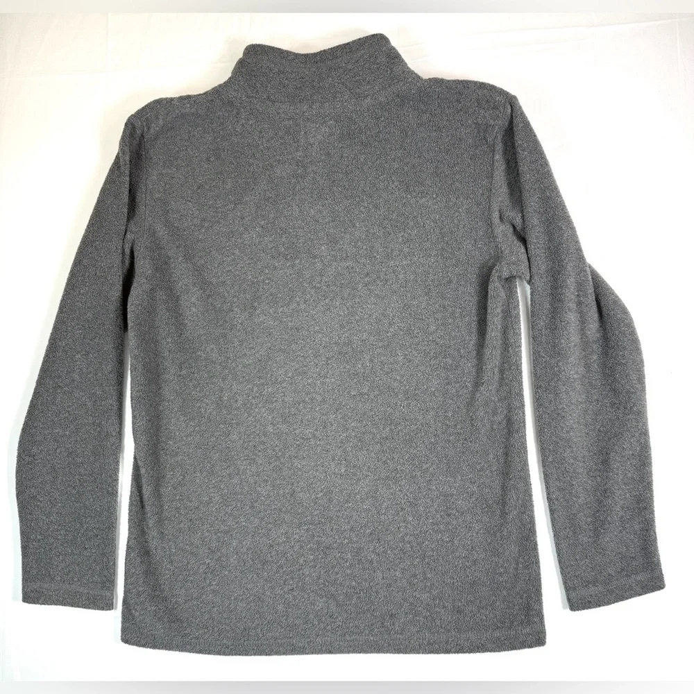 THE CHILDREN'S PLACE Boys' Grey Microfleece‎ Quarter Zip Jacket Size XXL (16)